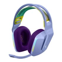 Logitech G733 Auriculares Gaming Inalambricos DTS 7.1 con Microfono - Tecnologia Lightspeed - Iluminacion RGB - Autonomia hasta 29h - Microfono Extraible - Almohadillas Acolchadas - Controles en Auricular - Color Violeta