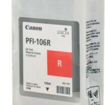 Canon PFI106 Rojo Cartucho de Tinta Original - PFI106R/6627B001