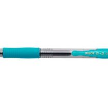 Pilot Boligrafo de Gel G2 Rollerball Retractil - Recargable - Punta de Bola Redonda 0.7mm - Trazo 0.32mm - Grip Ergonomico - Color Turquesa