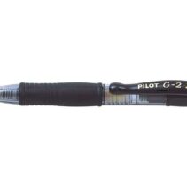 Pilot Boligrafo de Gel G2 Pixie XS Retractil - Punta de Bola Redonda 0.7mm - Trazo 0.32mm - Grip Ergonomico - Color Negro