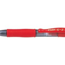 Pilot Boligrafo de Gel G2 Pixie XS Retractil - Punta de Bola Redonda 0.7mm - Trazo 0.32mm - Grip Ergonomico - Color Rojo