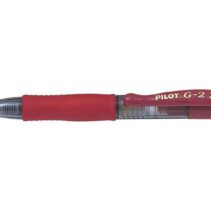 Pilot Boligrafo de Gel G2 Pixie XS Retractil - Punta de Bola Redonda 0.7mm - Trazo 0.32mm - Grip Ergonomico - Color Rojo Oscuro