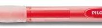 Pilot Portaminas Color Eno H-197 - Trazo 0.7mm - Grip de Goma - Goma de Borrar - Mina Color Rojo