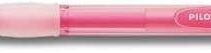 Pilot Portaminas Color Eno H-197 - Trazo 0.7mm - Grip de Goma - Goma de Borrar - Mina Color Rosa