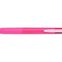 Pilot Boligrafo de Bola Retractil Super Grip G4 - 4 Colores - Punta 1.0mm - Trazo 0.27mm - Cuerpo Rosa