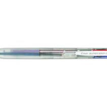 Pilot Boligrafo de Bola Retractil Super Grip G4 - 4 Colores - Punta 1.0mm - Trazo 0.27mm - Cuerpo Transparente