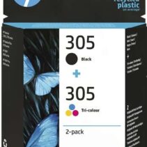 HP 305 Negro + Color Pack de 2 Cartuchos de Tinta Originales - 6ZD17AE