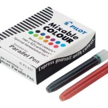 Pilot Pack de 12 Recargas para Pluma Estilografica Parallel - Capacidad 1ml - Colores Surtidos