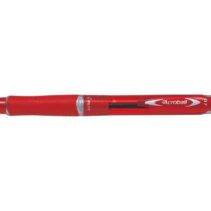 Pilot BeGreen Boligrafo de Bola Retractil Acroball - Recargable - Fabricado con Plastico Reciclado - Punta Redonda 0.7mm - Trazo 0.25mm - Grip Ergonomico - Color Rojo