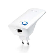 TP-Link Repetidor Amplificador Extensor de Red WiFi N300 - Hasta 300Mbps - IEEE 802.11n - 10/100 Mbps - Boton WPS - 2 Antenas Internas