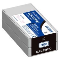 Epson SJIC22P Negro Cartucho de Tinta Original - C33S020601/SJIC22P(K)