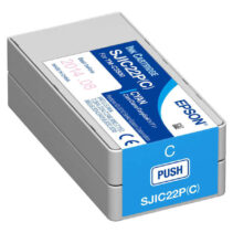 Epson SJIC22P Cyan Cartucho de Tinta Original - C33S020602/SJIC22P(C)