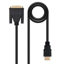 Nanocable Cable DVI 18+1 Macho a HDMI Macho 1.80m - Color Negro