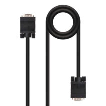 Nanocable Cable SVGA HDB15 Macho a HDB15 Macho 1.80m - Color Negro