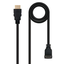 Nanocable Cable HDMI v1.4 Acodado Macho a HDMI v1.4 Macho 1.80m - Alta Velocidad - Color Negro