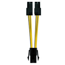 Nanocable Cable de Alimentacion para Microprocesador 4pin Hembra a 4+4pines Macho 0.15m