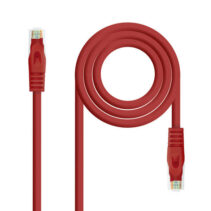 Nanocable Cable de Red Latiguillo RJ45 LSZH Cat.6a UTP AWG24 1m - Color Rojo