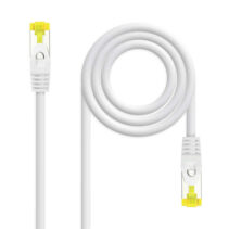 Nanocable Cable de Red Latiguillo RJ45 LSZH Cat.6a SFTP AWG26 0.50m - Color Blanco