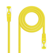 Nanocable Cable de Red Latiguillo RJ45 LSZH Cat.6a SFTP AWG26 2m - Color Amarillo