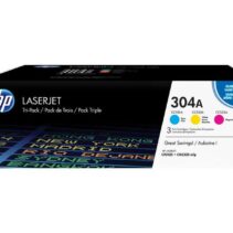 HP CC531A/CC532A/CC533A Pack de 3 Cartuchos de Toner Originales - 304A