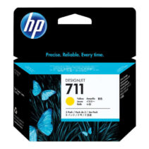 HP 711 Amarillo Pack de 3 Cartuchos de Tinta Originales - CZ136A