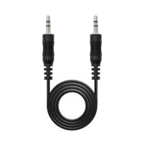 Nanocable Cable Audio Estereo Jack 3.5mm Macho a Jack 3.5mm Macho 3m - Color Negro