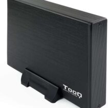 Tooq Carcasa Externa HDD 3.5" SATA USB 3.0 con Soporte - Color Negro