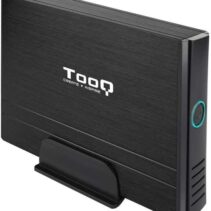 Tooq Carcasa Externa HDD 3.5" SATA/IDE USB 2.0 con Soporte - Color Negro