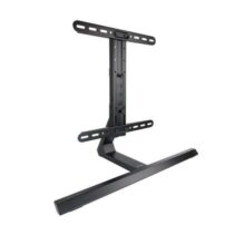 Tooq Soporte de Mesa para TV de 32"-65" - Gestion de Cables - Peso Max 40Kg - VESA 400X400mm - Fabricado en Aluminio - Color Negro