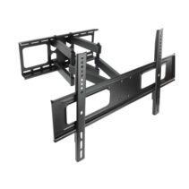 Tooq Soporte de Pared con Doble Brazo Articulado para TV de 37"-70" - Giratorio e Inclinable - Peso Max 50Kg - VESA 600x400mm - Color Negro