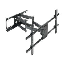 Tooq Soporte de Pared con Doble Brazo Articulado para TV de 37"-90" - Giratorio e Inclinable - Peso Max 75Kg - VESA 800x400mm - Color Negro