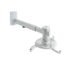 Tooq Soporte de Pared para Proyector - Inclinable y Giratorio - Peso Max 10Kg - Color Plata