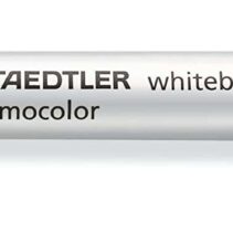 Staedtler Lumocolor 351 Rotulador para Pizarra - Punta Redonda - Trazo 2mm - Capuchon con Clip - Color Negro