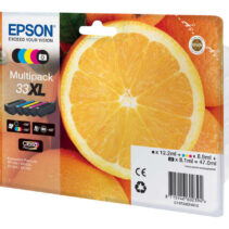 Epson T3357 (33XL) Pack de 5 Cartuchos de Tinta Originales - C13T33574011