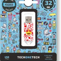 TechOneTech Heart Eyes Memoria USB 2.0 32GB (Pendrive)