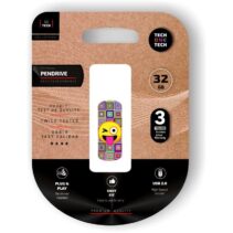 TechOneTech Clip Tech Emoji Guiño Memoria USB 2.0 32GB (Pendrive)