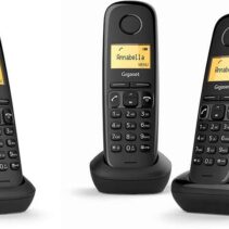 Gigaset A170 Trio Telefono Inalambrico Dect + 2 Supletorios - Identificador de Llamadas - Bloqueo de Teclado - Control de Volumen