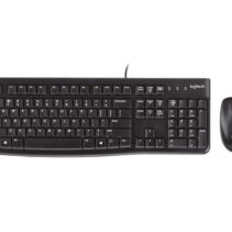 Logitech MK120 Pack USB Teclado + Raton 1000dpi 3 Botones - Uso Ambidiestro - Color Negro