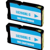 Lexmark 200XL Cyan Pack 2 Cartuchos de Tinta Genericos - Reemplaza 14L0198