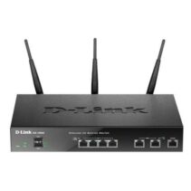 D-Link Router Profesional VPN Unificado WiFi Doble Banda - Hasta 1300Mbps - 2 Puertos LAN y 2 Puertos WAN - 3 Antenas Externas Desmontables