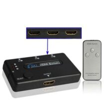 Cromad Switch de 3 Puertos HDMI con Mando a Distancia