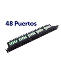 Cromad Patch Panel 48 Puertos Krone Cat 6 1U UTP 19"