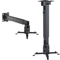 Cromad Soporte de Techo/Pared para Proyector - Extensible e Inclinable - Peso Max. 20kg