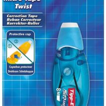 Tipp-Ex Micro Tape Twist Cinta Correctora 5mm x 8m - Cabezal Rotativo - Escritura Instantanea (Blister)