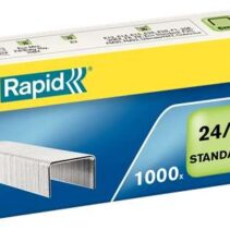 Rapid Caja de 1000 Grapas 24/6 Confort - Grapa hasta 20 Hojas - Alambre Flexible