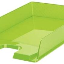 Esselte Europost Bandeja Portadocumentos - Plastico Transparente - Formato Vertical - A4 - Color Verde Transparente