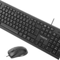 Tacens Pack USB Teclado + Raton Ergonomico 1200dpi 3 Botones - Cable de 1.30m