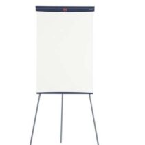 Nobo Pizarra Caballete Basico de Acero 680x1840mm - Superficie Magnetica - Bandeja para Rotuladores - Color Blanco