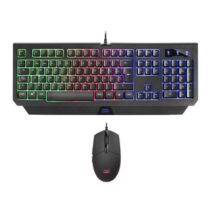 Mars Gaming Pack Teclado con Tecnologia H-Mech + Raton 3200dpi 6 Botones - Conectividad USB - Iluminacion RGB - Distribucion España - Antighosting - Cable de 1.50m