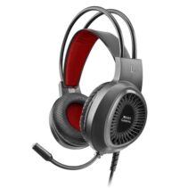 Mars Gaming MH120 Auriculares Gaming con Microfono Flexible - Diadema Ajustable - Almohadillas Acolchadas - Control en Auricular - Cable de 1.80m